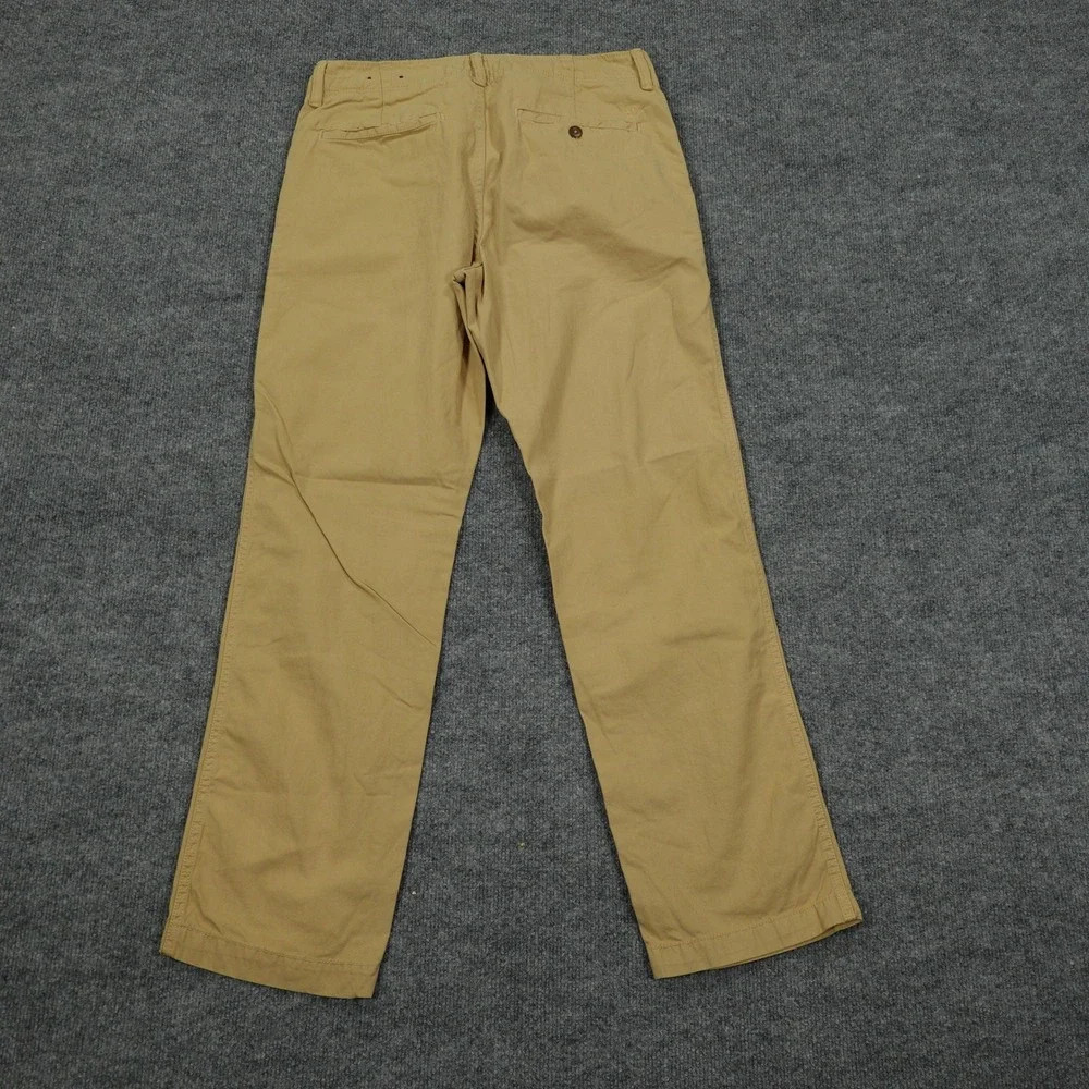 American Eagle Chinos Mens 30x30 Khaki Original Straight Leg Cotton Pants